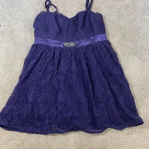 Women’s Adriana Papel purple spaghetti‎ strap short